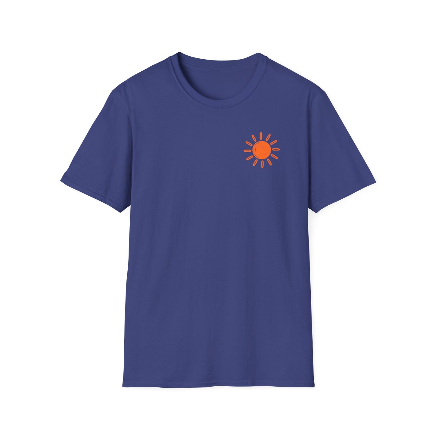 The Lake Made Me Do It Fishing Tee — Sunset Boat Graphic T-Shirt