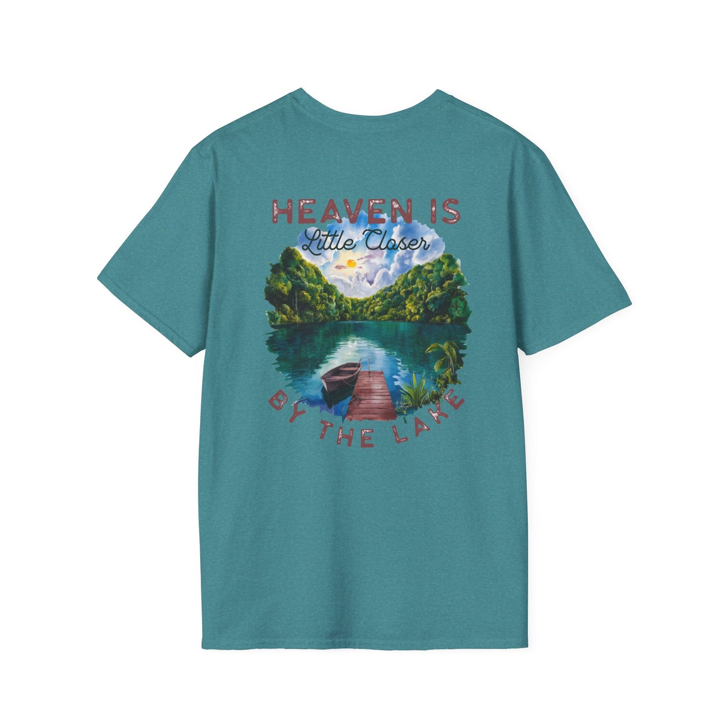 Heaven Is A Little Closer By The Lake T-Shirt — Scenic Lake Memorial Tee