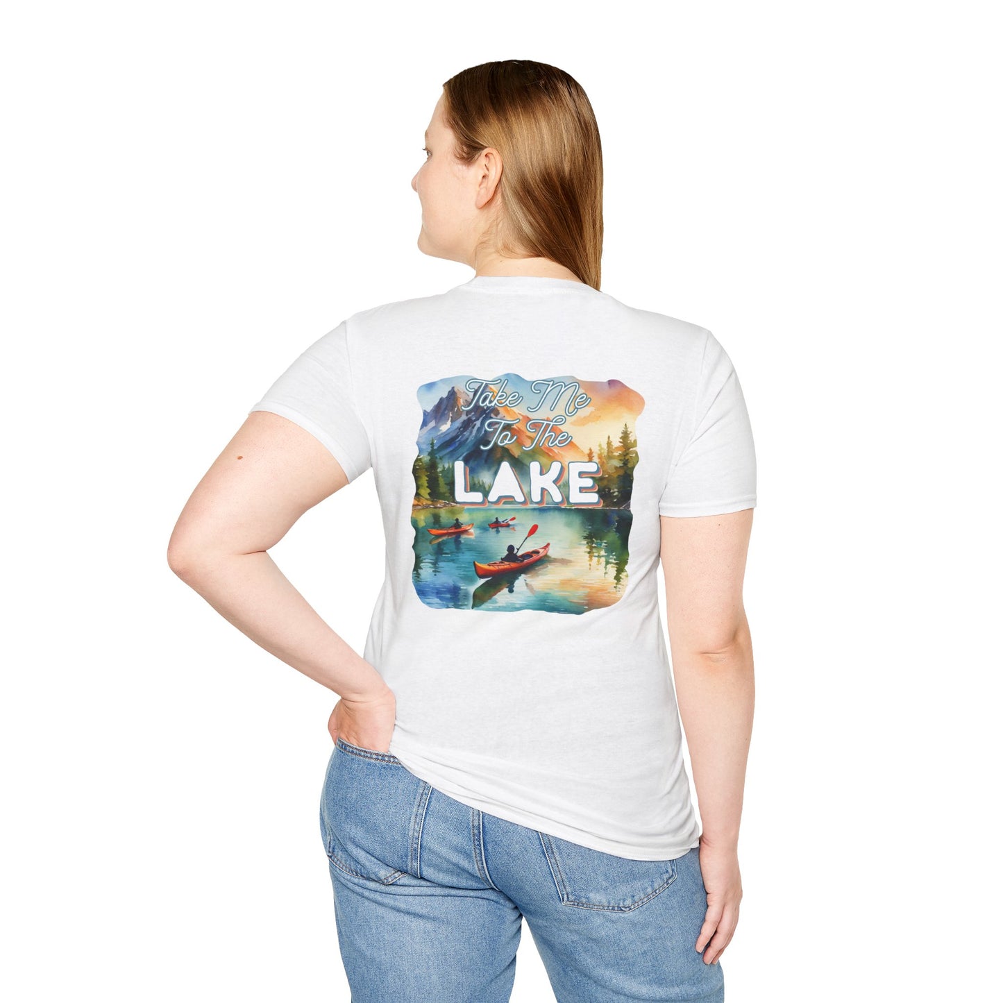 Take Me To The Lake Canoe T-Shirt — Lake Trip Camping Graphic Tee
