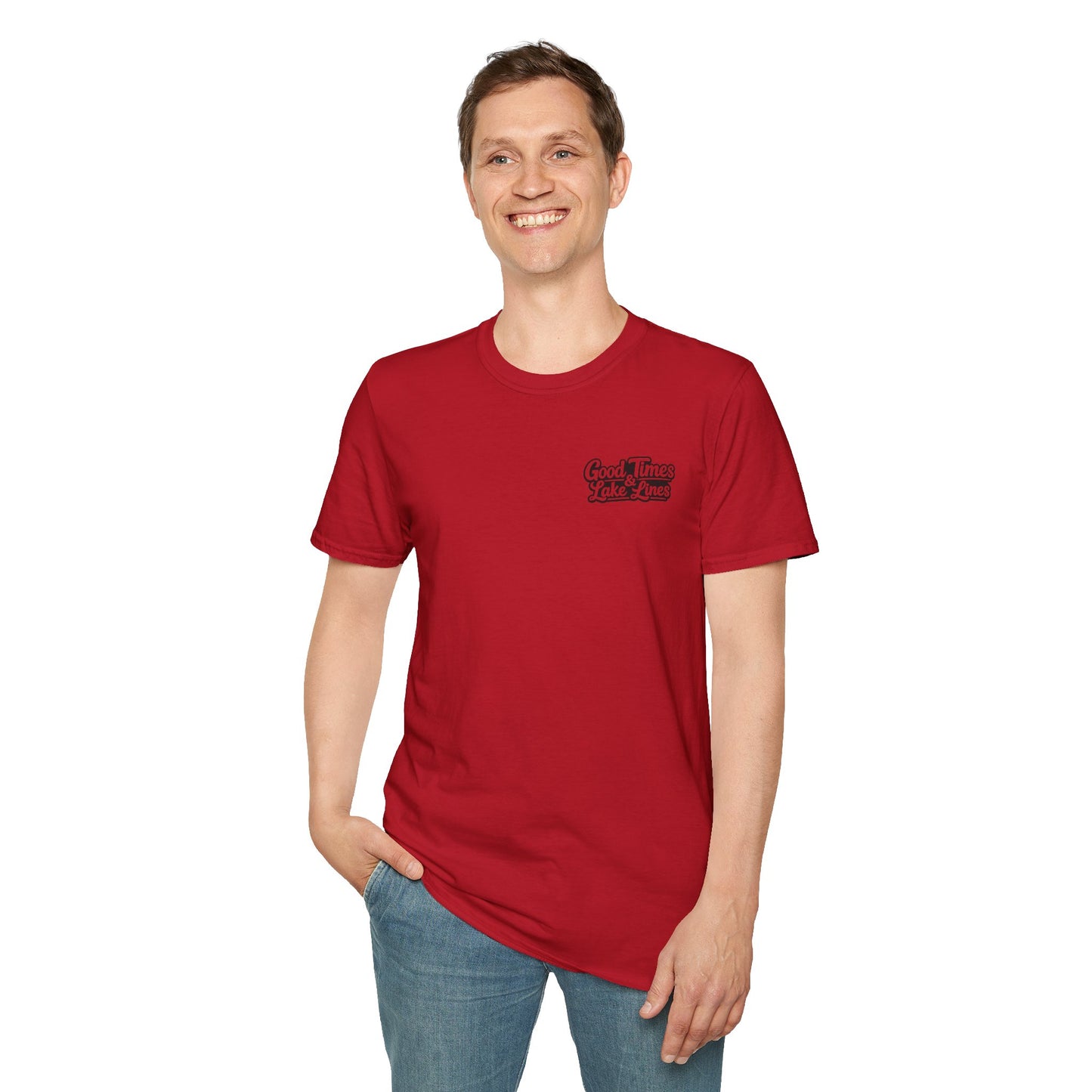 On Lake Time Fishing T-Shirt — Good Times & Lake Lines Collection