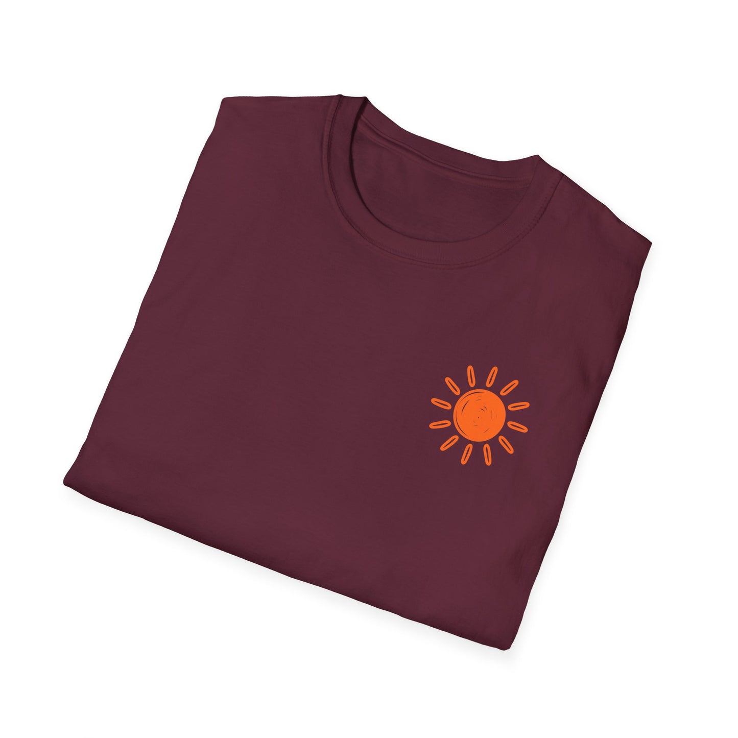 The Lake Made Me Do It Fishing Tee — Sunset Boat Graphic T-Shirt