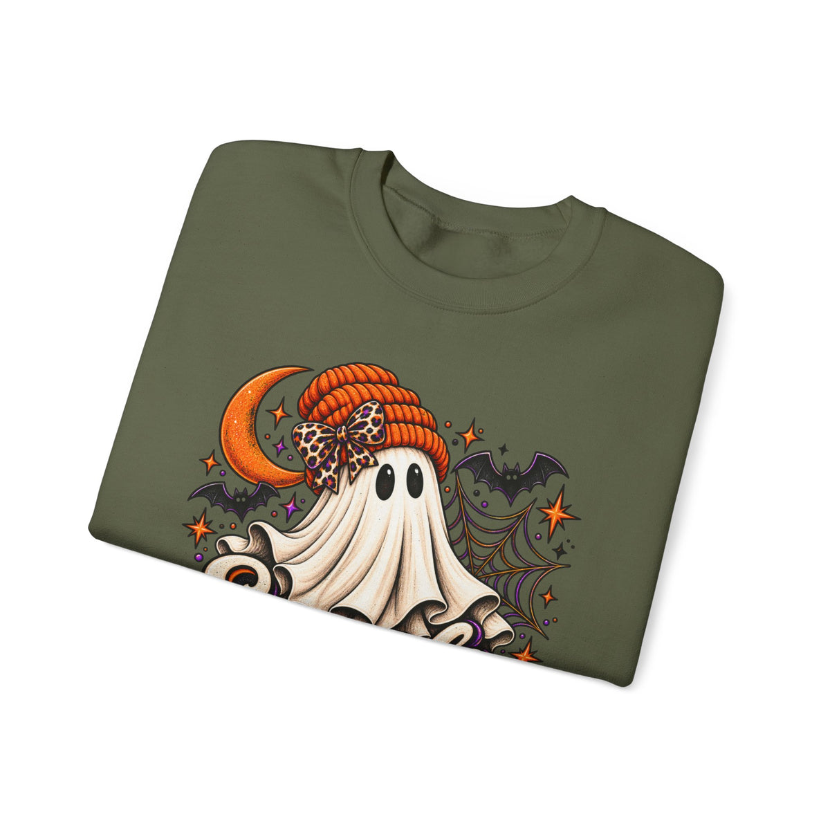 Halloween 'Spooky' Ghost Crewneck Sweatshirt
