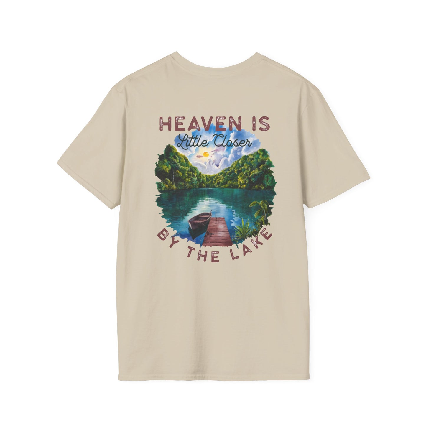 Heaven Is A Little Closer By The Lake T-Shirt — Scenic Lake Memorial Tee