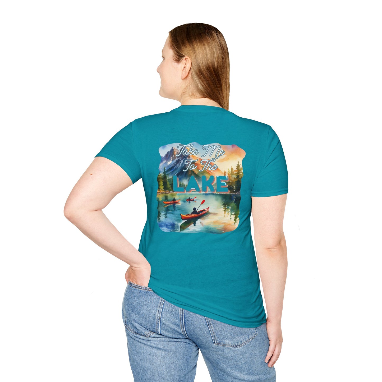 Take Me To The Lake Canoe T-Shirt — Lake Trip Camping Graphic Tee