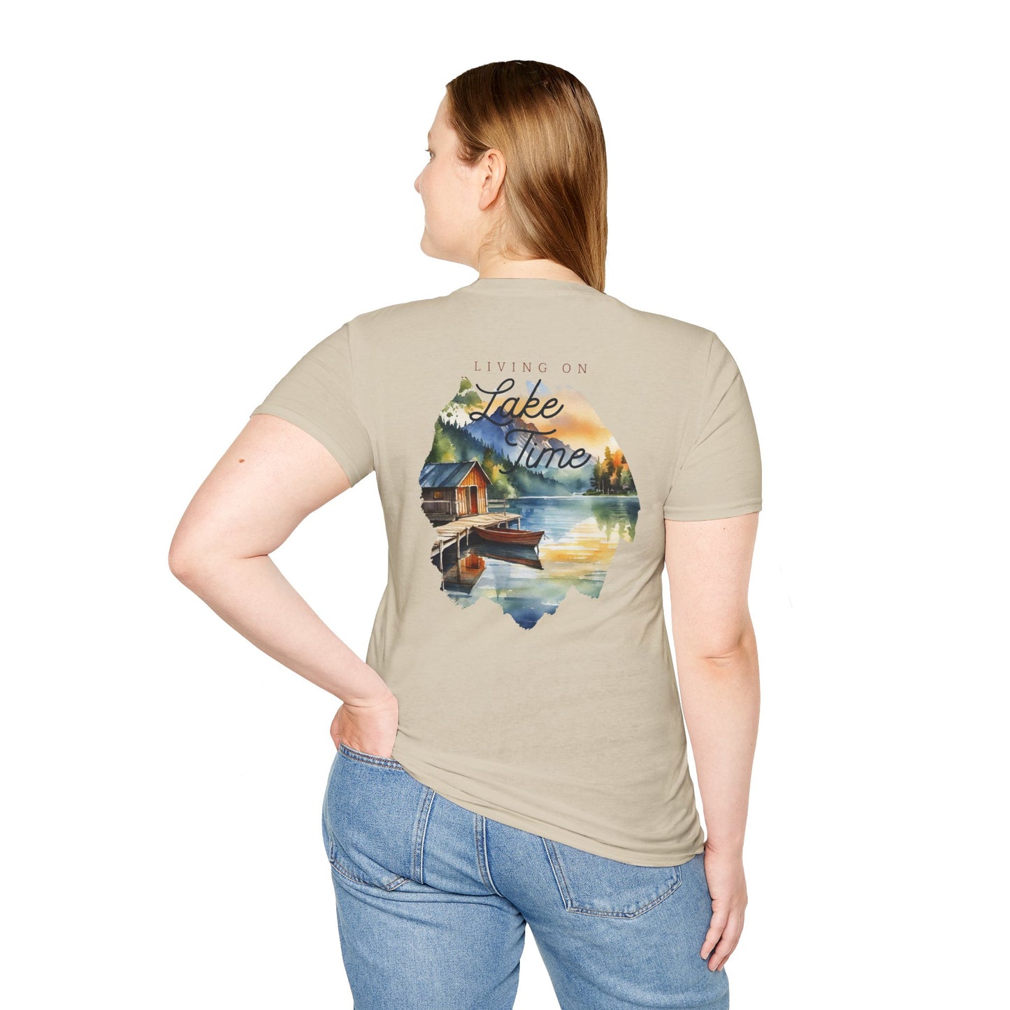 Lakt Time Scenic Cabin Boat T-Shirt