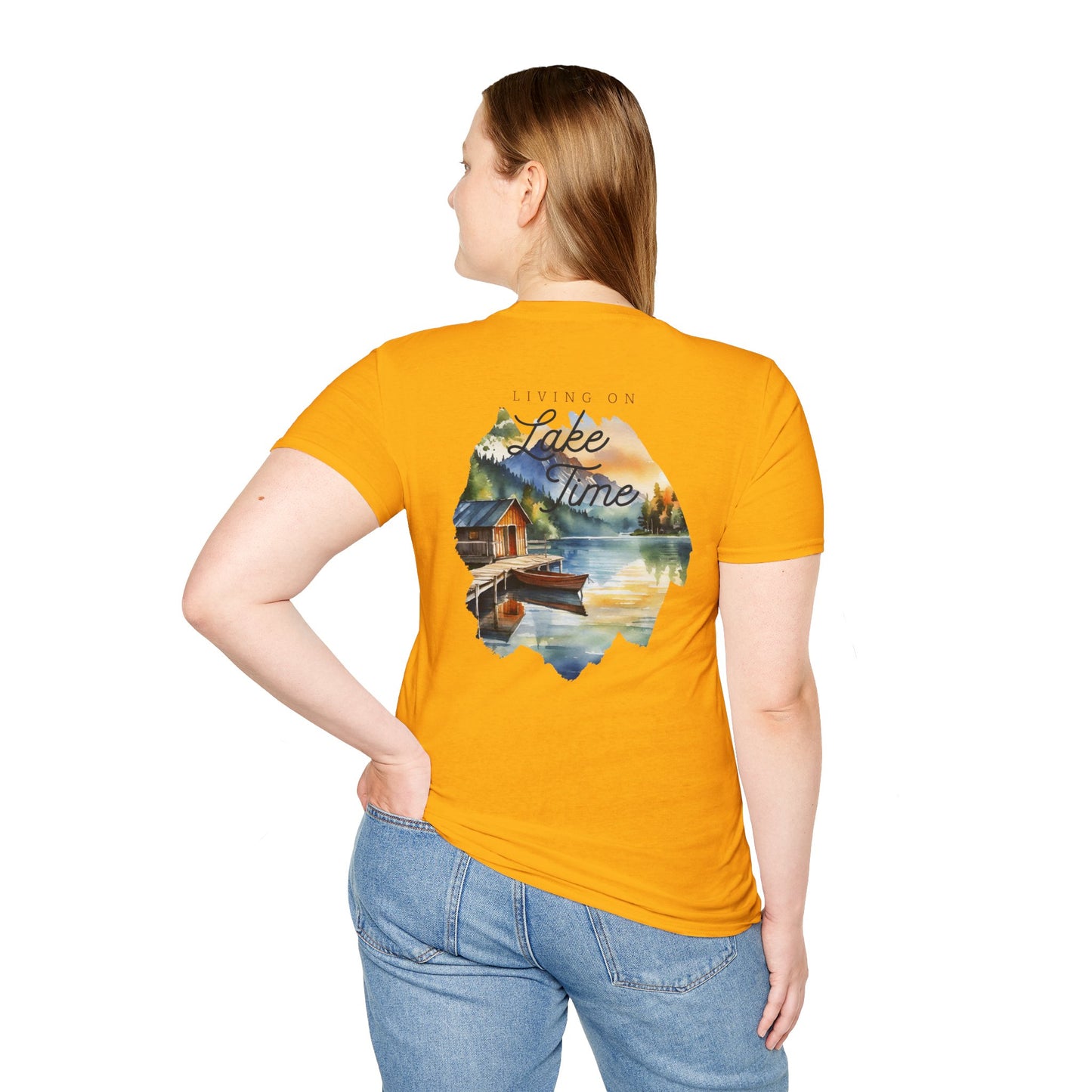 Lakt Time Scenic Cabin Boat T-Shirt