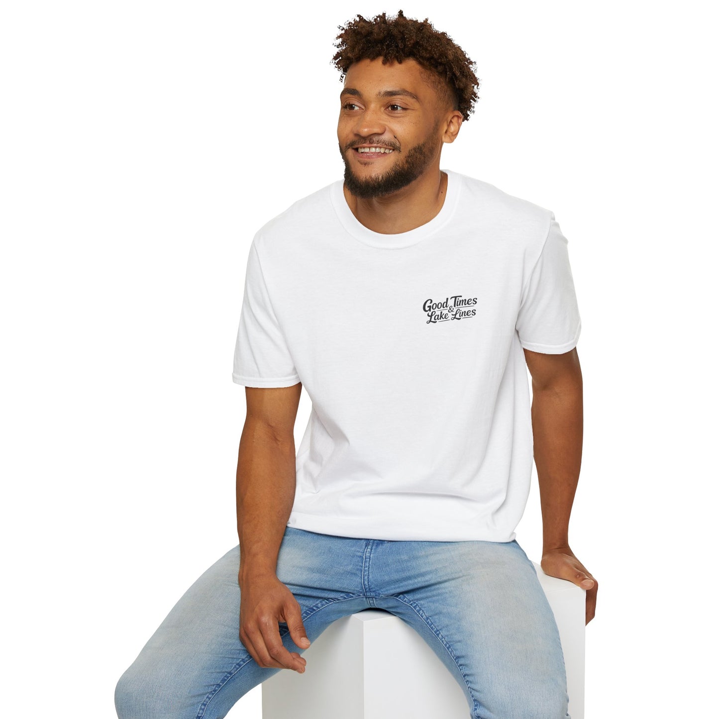 Boat Graphic T-Shirt — 'Whatever Floats Your Boat' Vintage Lake Sunset Tee