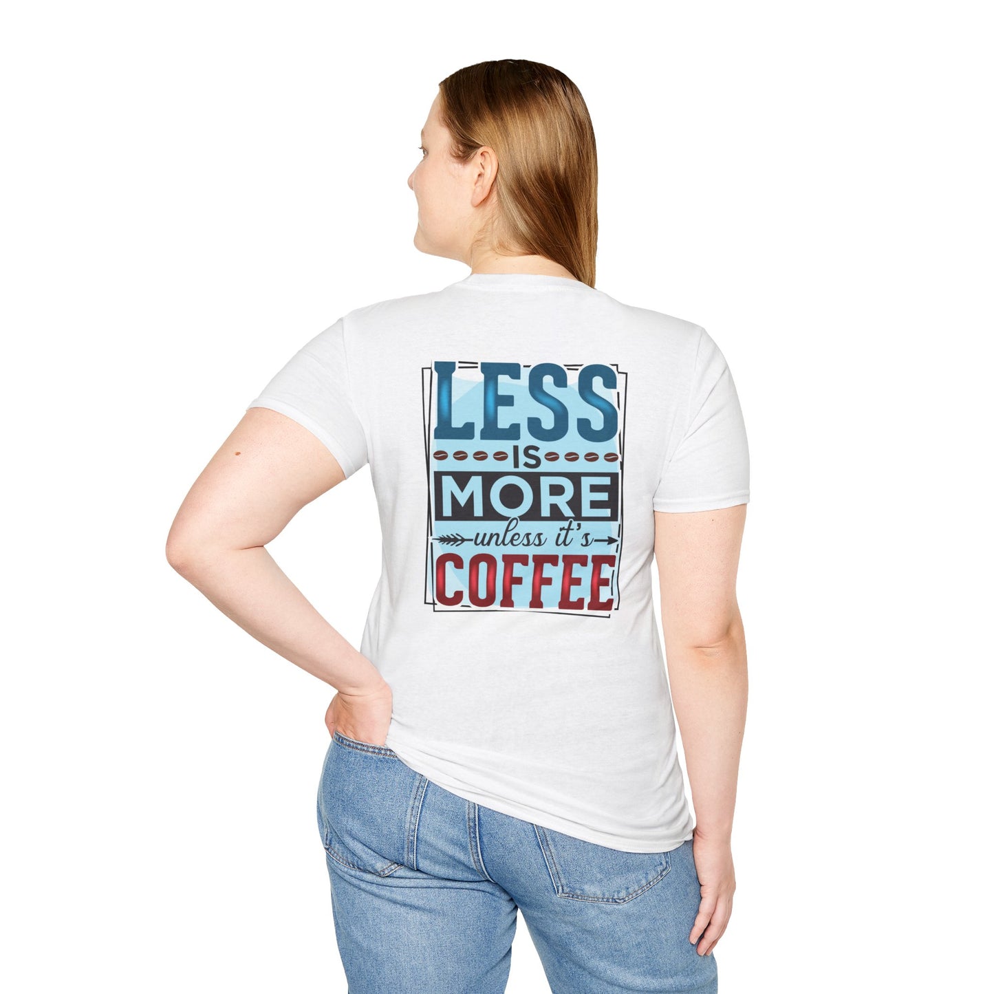 Coffee T-Shirt — "Less is More (Unless It’s Coffee)" Vintage Graphic Tee