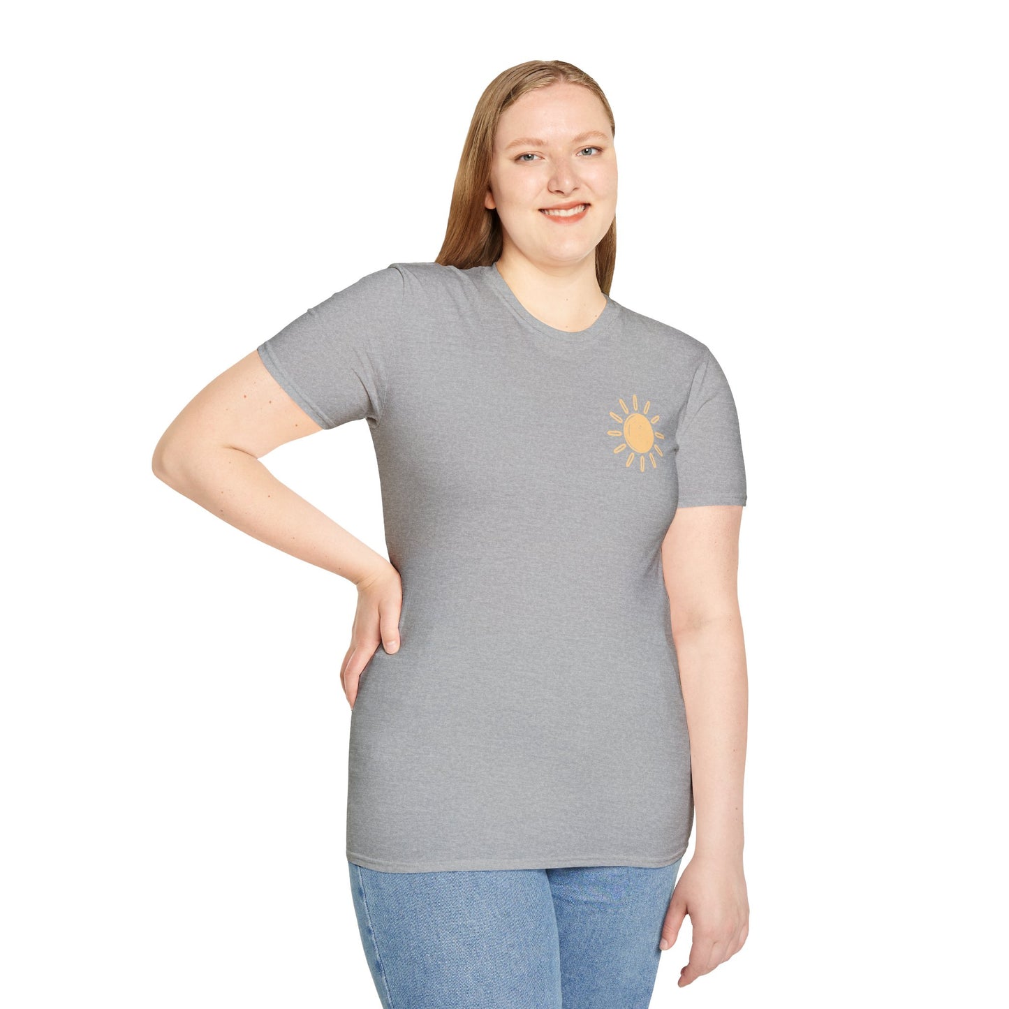 The Lake Is My Happy Place T-Shirt — Colorful Lake View Tee