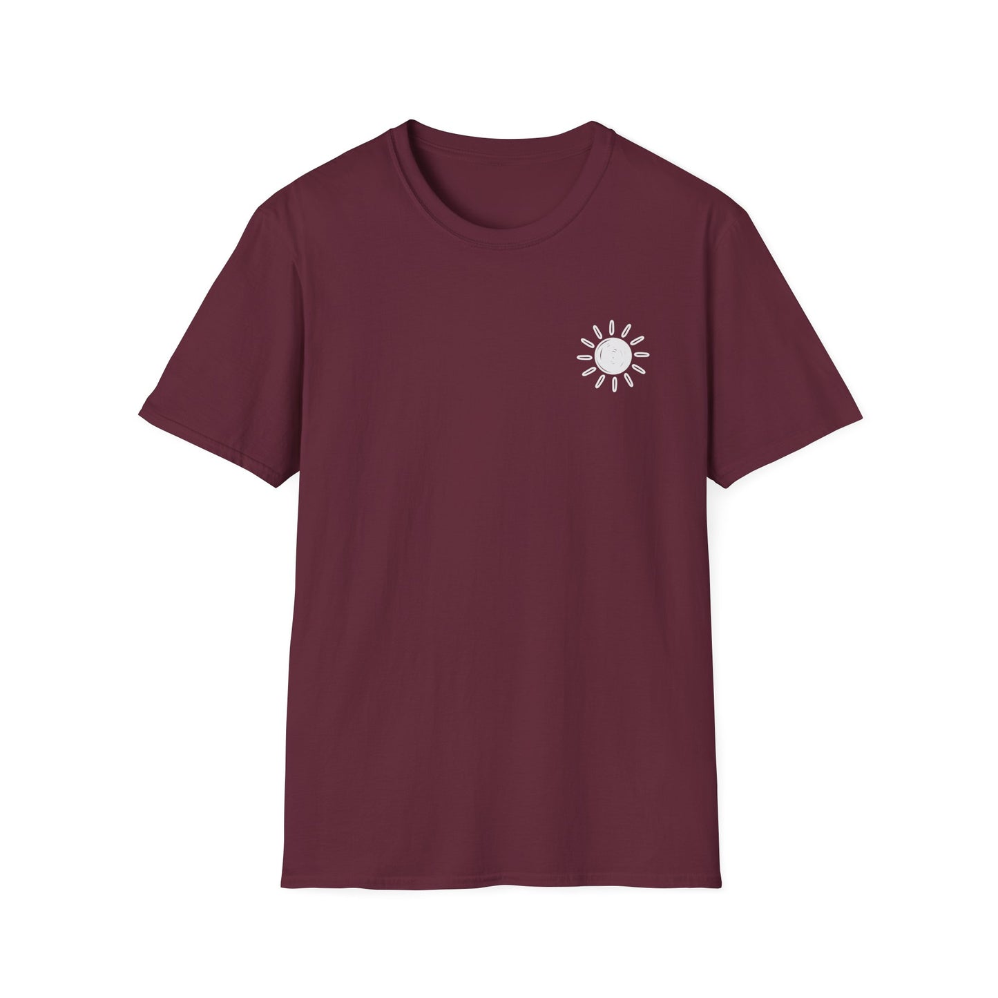 Lake Days Sunset Boat T-Shirt — Boat, Waves & Sun Rays
