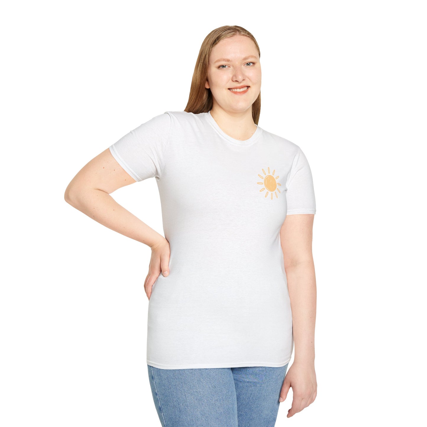 The Lake Is My Happy Place T-Shirt — Colorful Lake View Tee