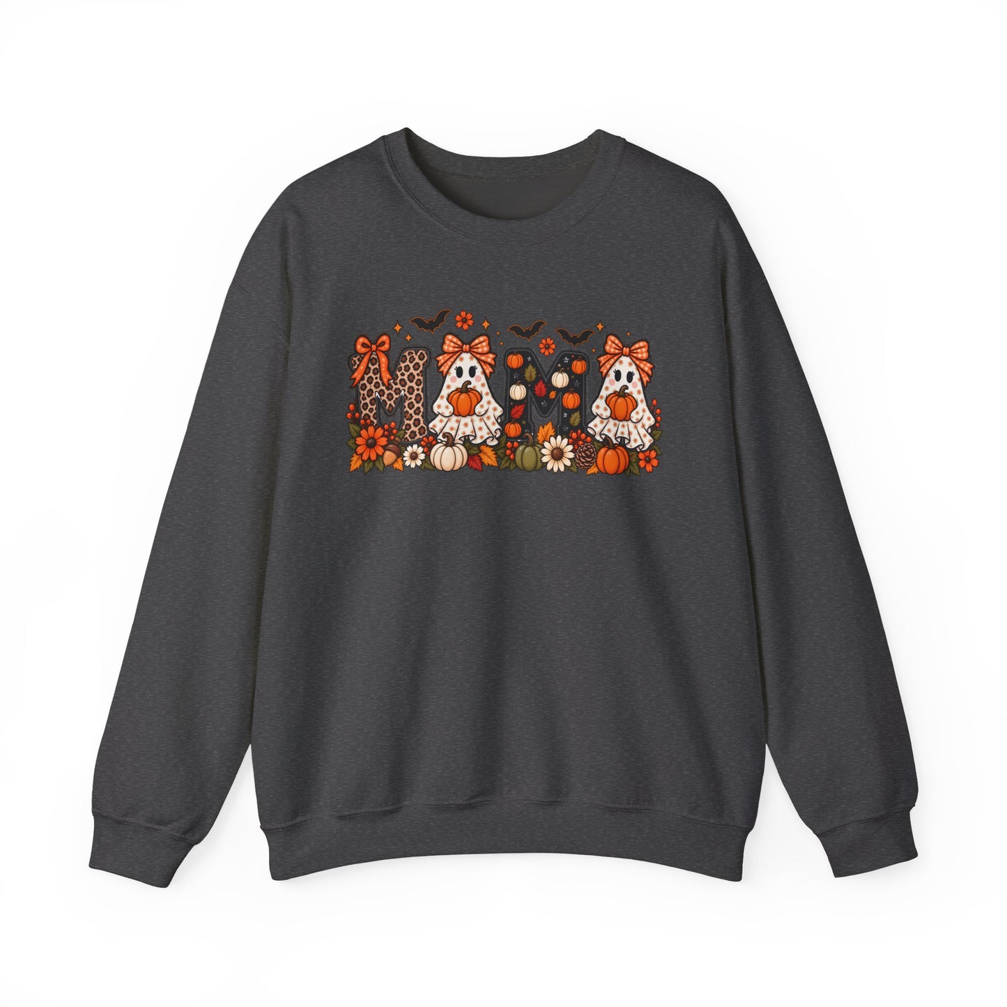 Mom Crewneck Sweatshirt — Floral Corgi Mom Graphic Pullover
