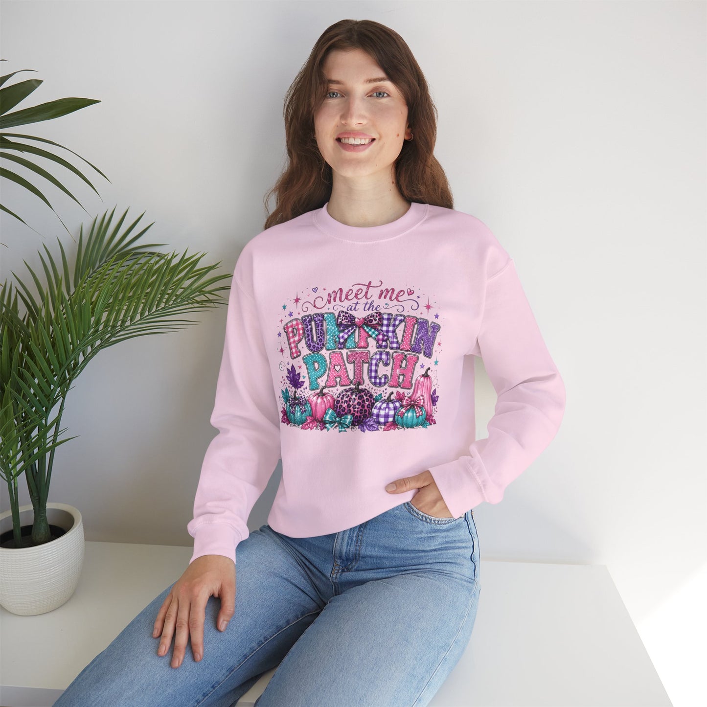 Pumpkin Patch Sweatshirt – "Meet Me at the Pumpkin Patch" Fall Crewneck