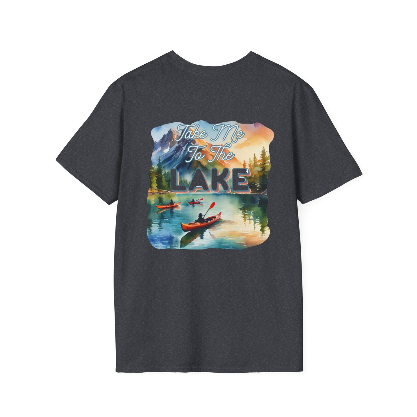 Take Me To The Lake Canoe T-Shirt — Lake Trip Camping Graphic Tee