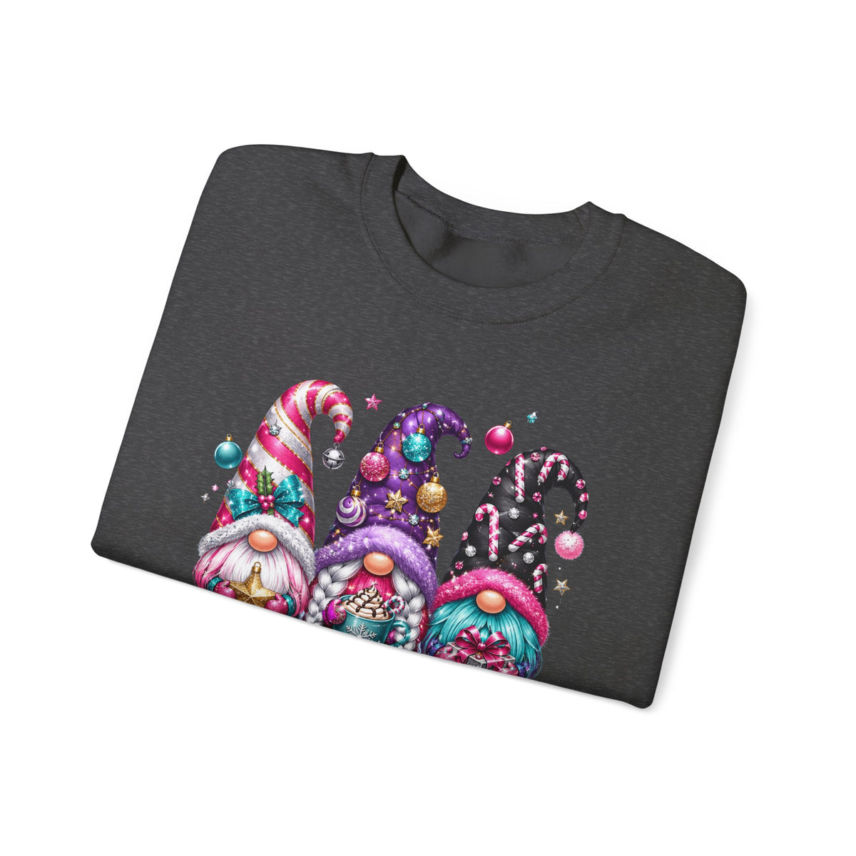 Christmas Gnome Sweatshirt - 'Tis the Season Holiday Crewneck