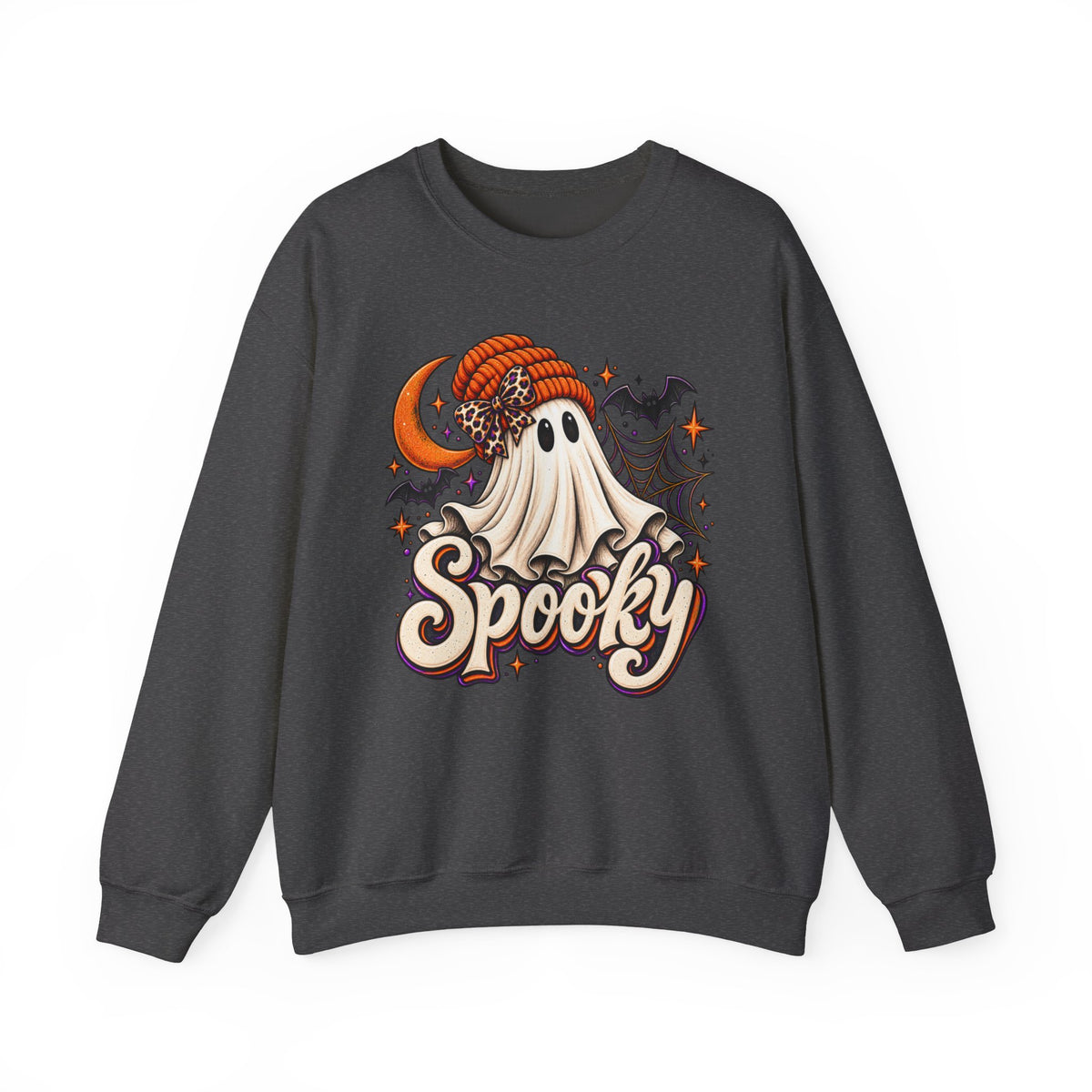 Halloween 'Spooky' Ghost Crewneck Sweatshirt