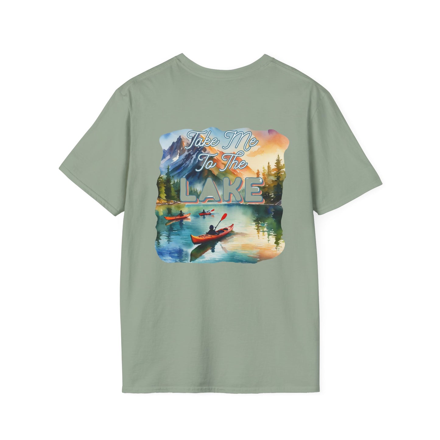 Take Me To The Lake Canoe T-Shirt — Lake Trip Camping Graphic Tee