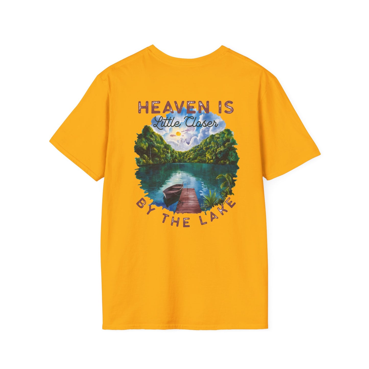 Heaven Is A Little Closer By The Lake T-Shirt — Scenic Lake Memorial Tee