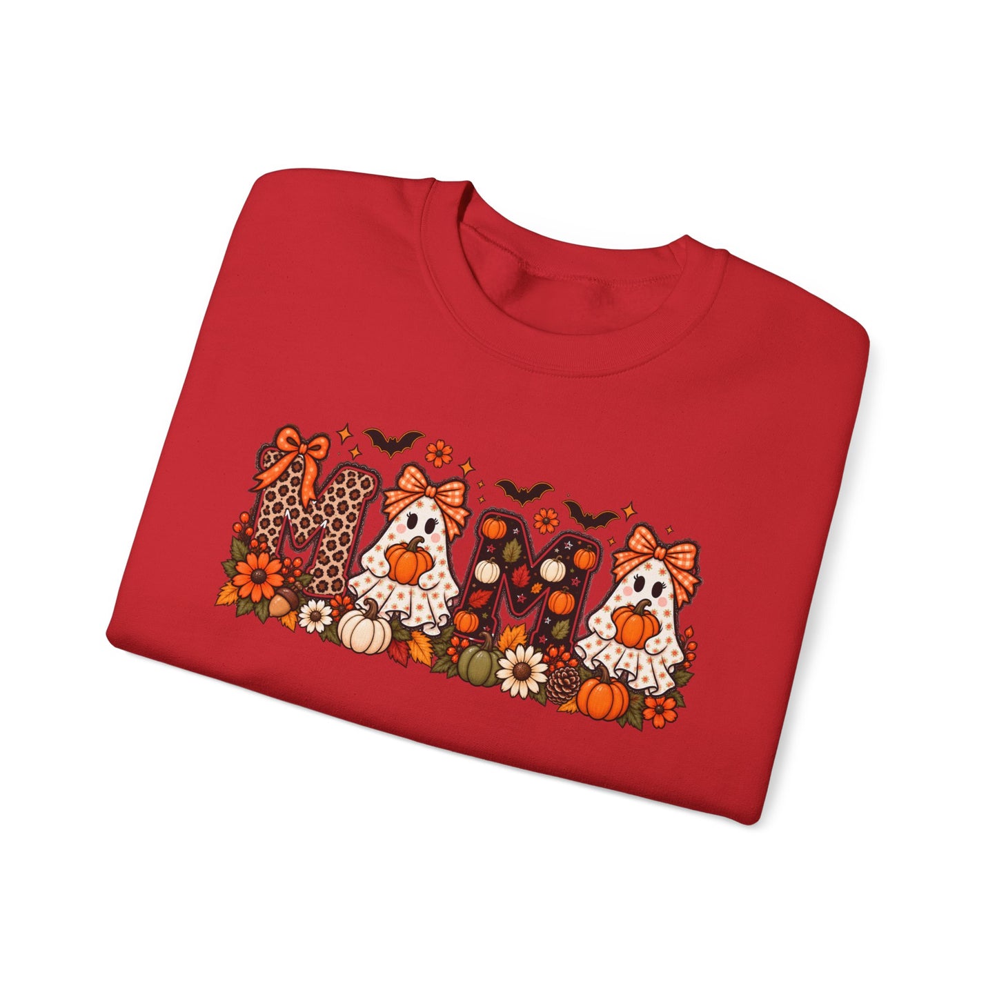 Mom Crewneck Sweatshirt — Floral Corgi Mom Graphic Pullover