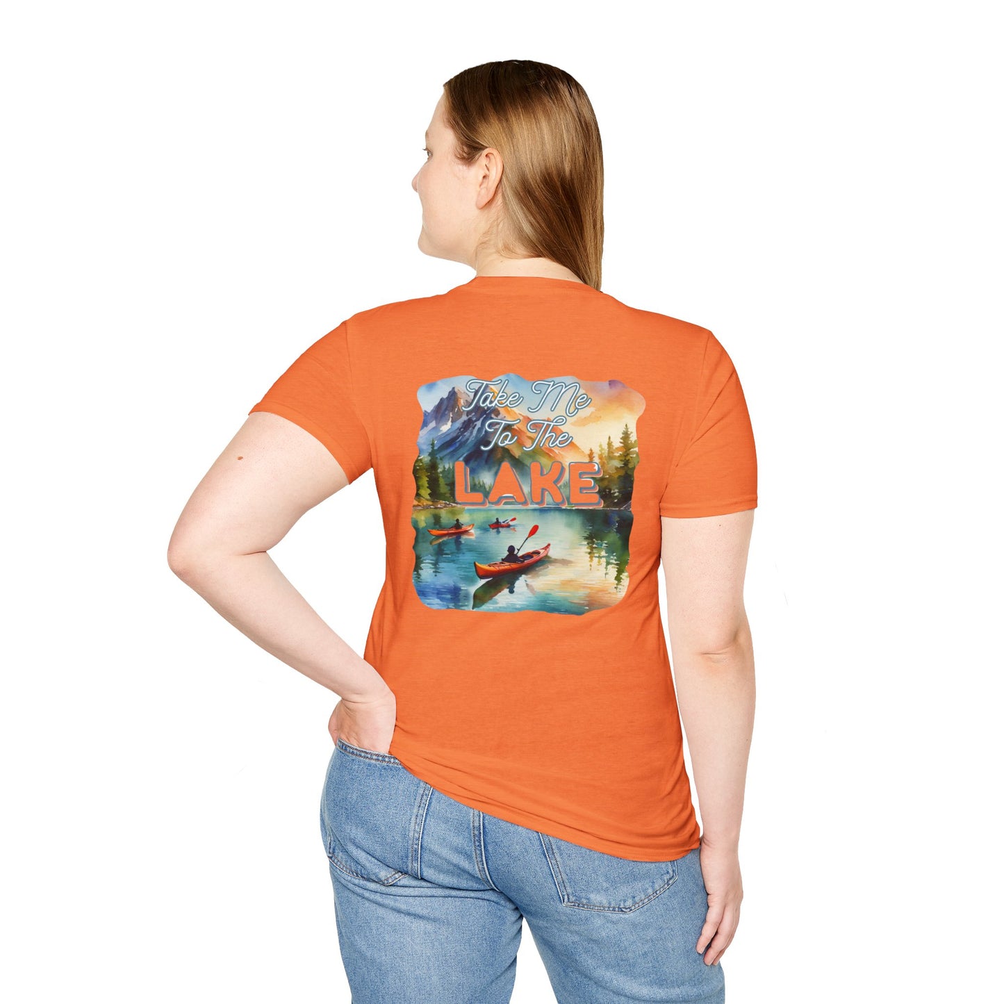 Take Me To The Lake Canoe T-Shirt — Lake Trip Camping Graphic Tee