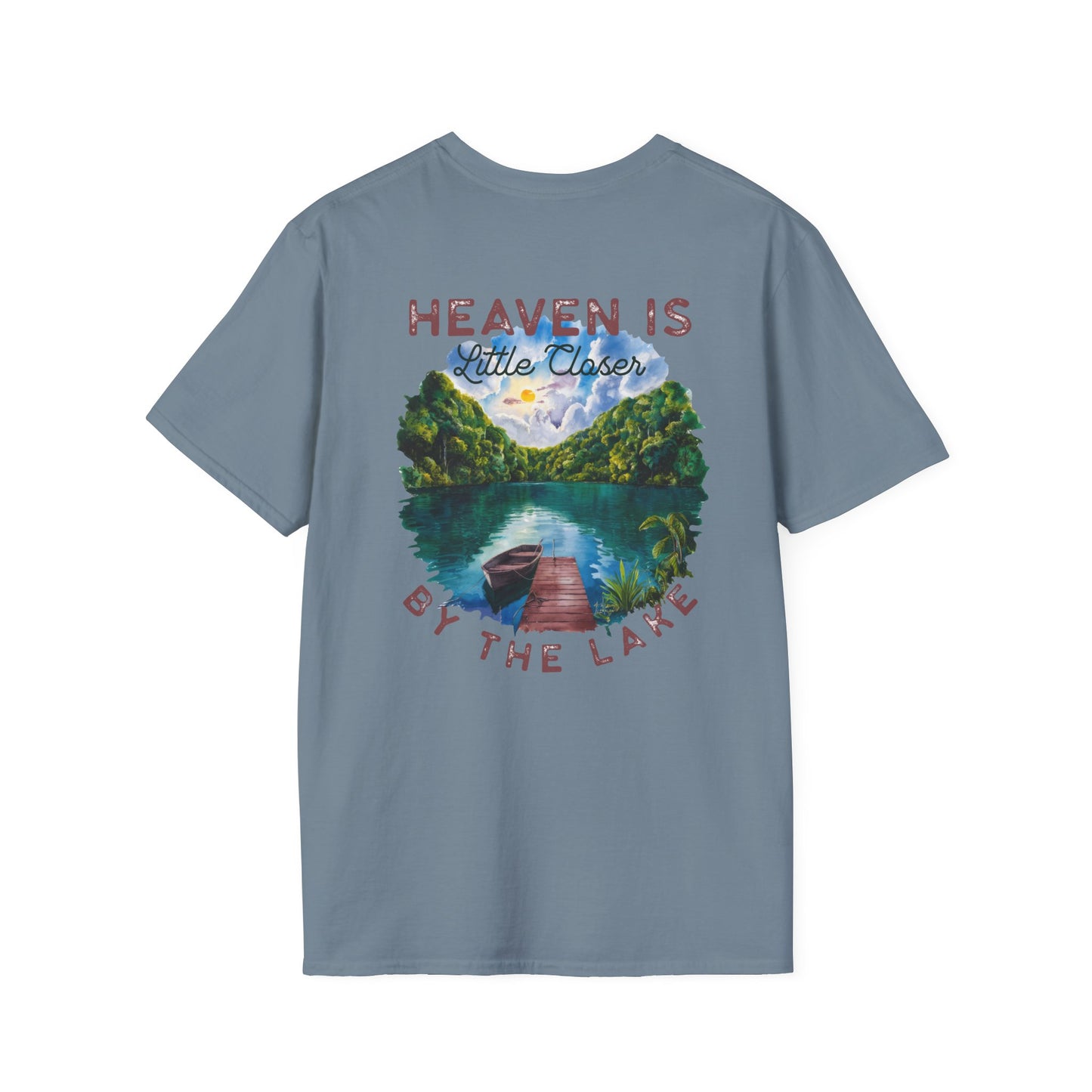 Heaven Is A Little Closer By The Lake T-Shirt — Scenic Lake Memorial Tee