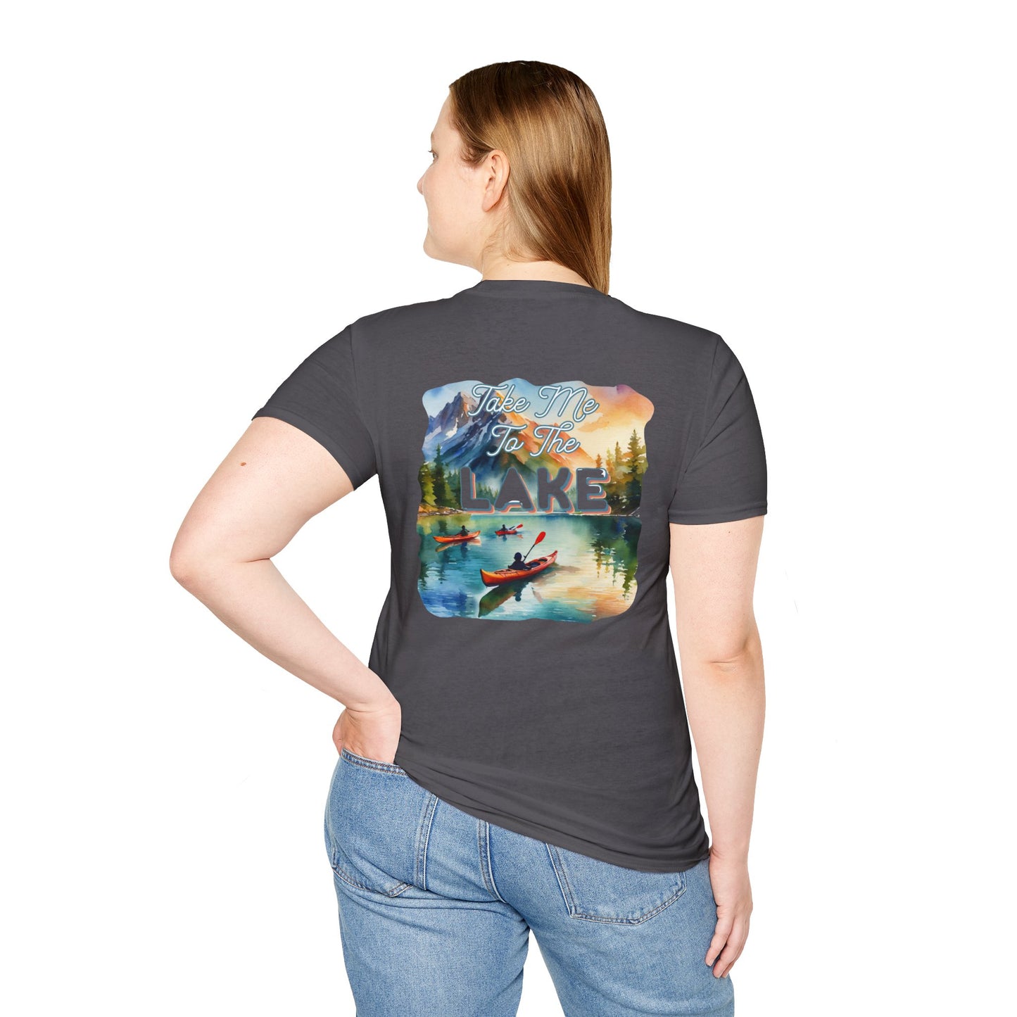Take Me To The Lake Canoe T-Shirt — Lake Trip Camping Graphic Tee