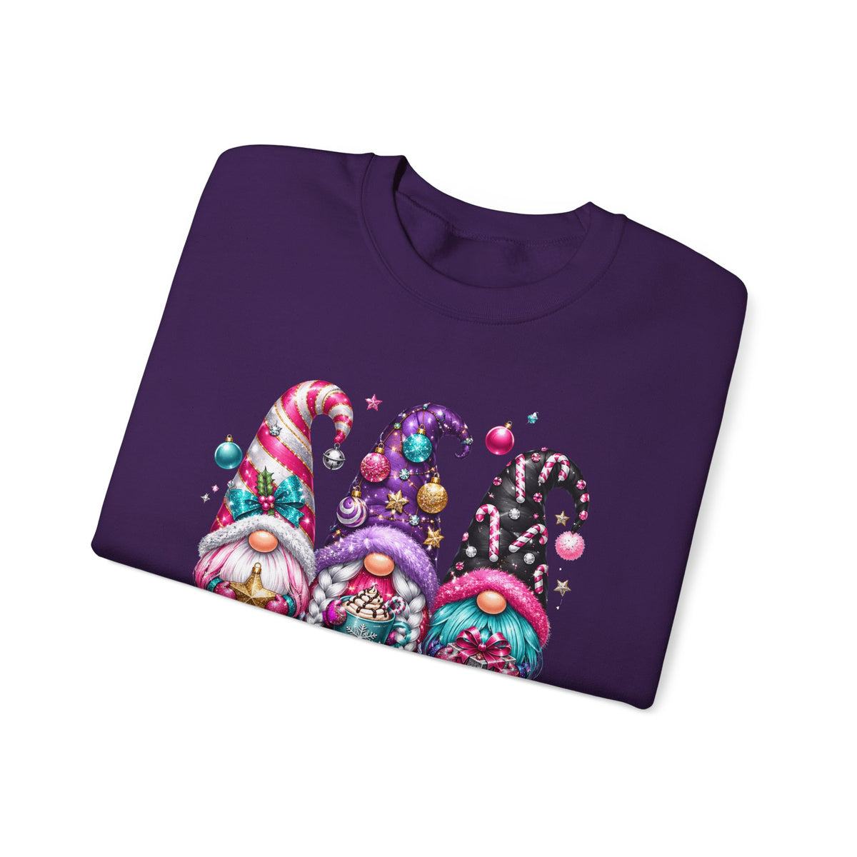 Christmas Gnome Sweatshirt - 'Tis the Season Holiday Crewneck