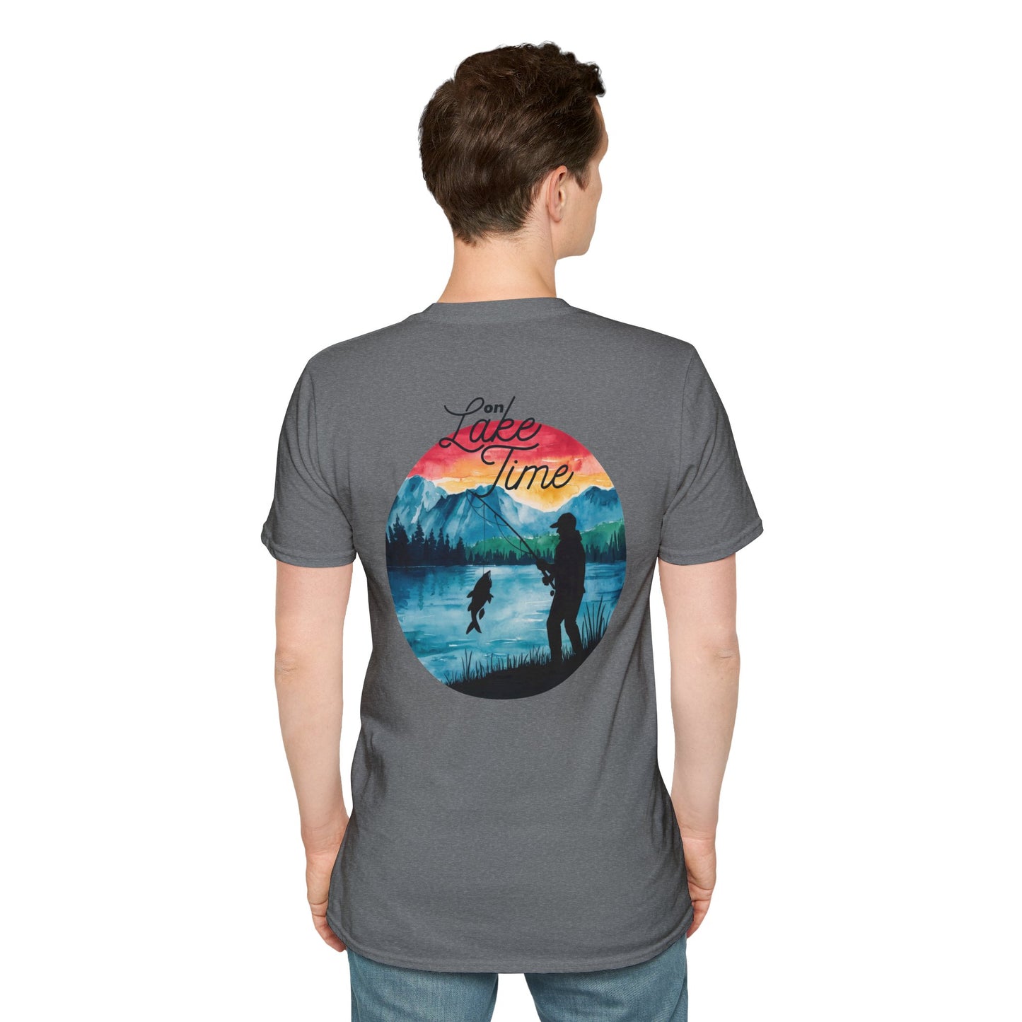 On Lake Time Fishing T-Shirt — Good Times & Lake Lines Collection