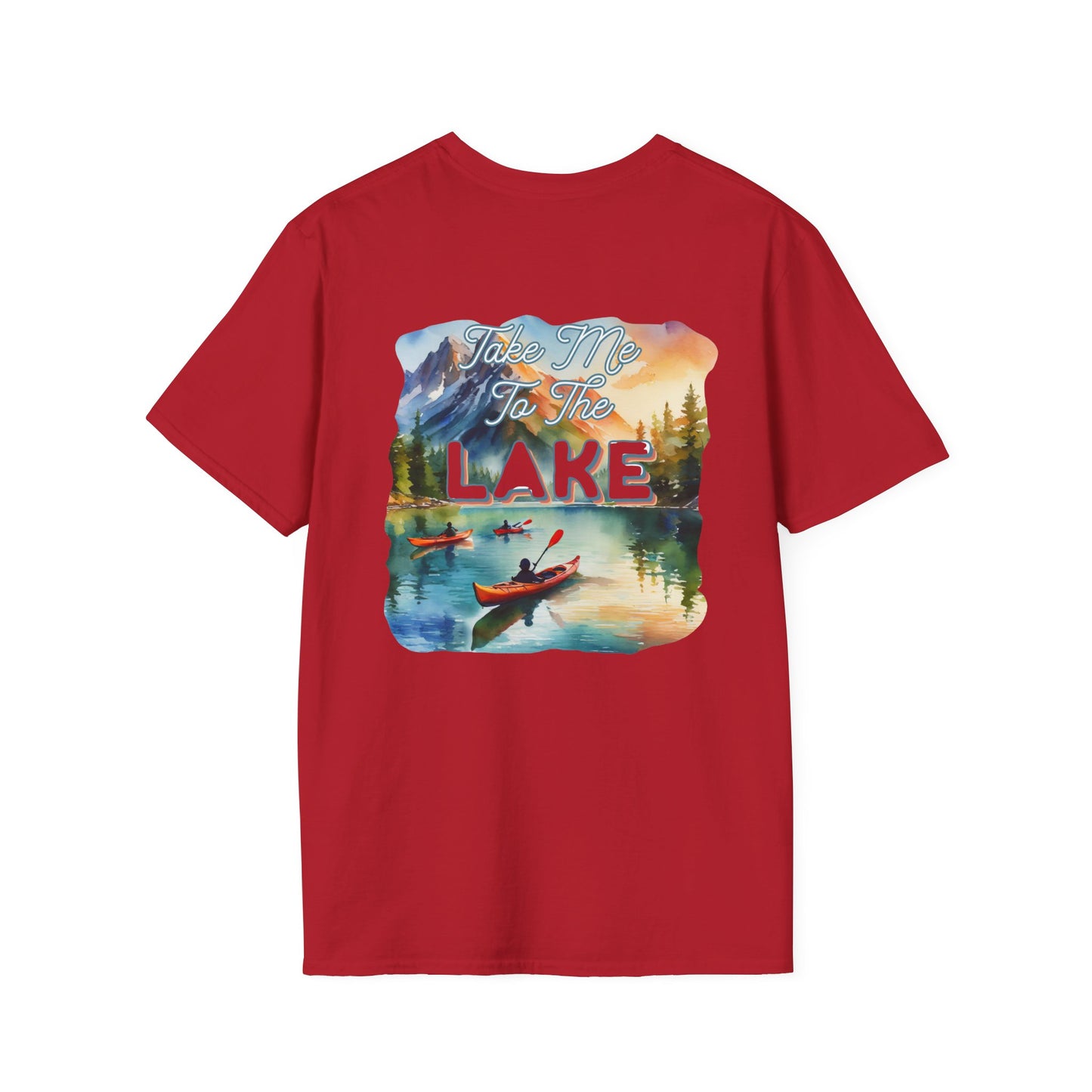 Take Me To The Lake Canoe T-Shirt — Lake Trip Camping Graphic Tee