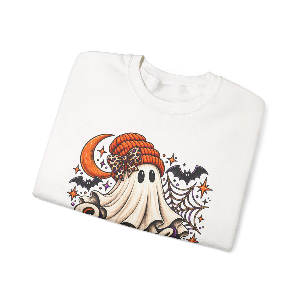 Halloween 'Spooky' Ghost Crewneck Sweatshirt