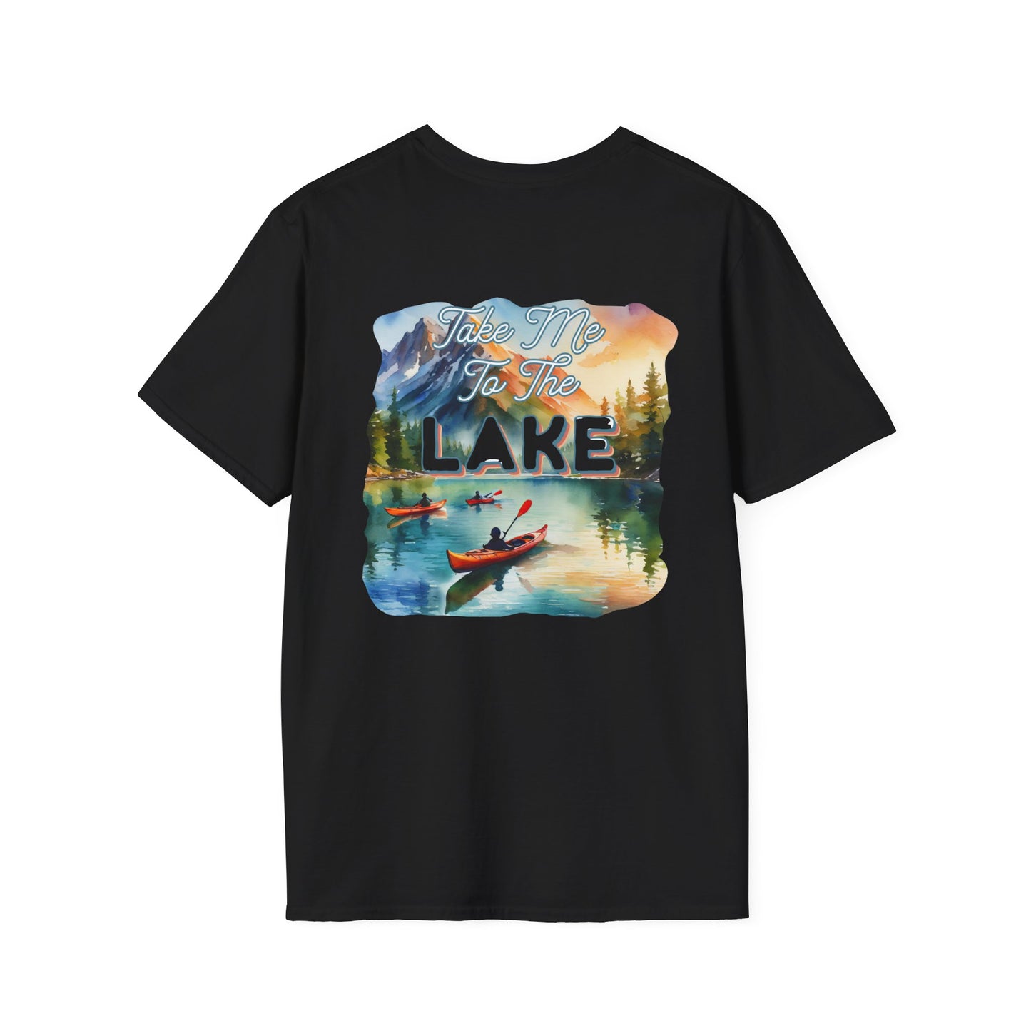 Take Me To The Lake Canoe T-Shirt — Lake Trip Camping Graphic Tee