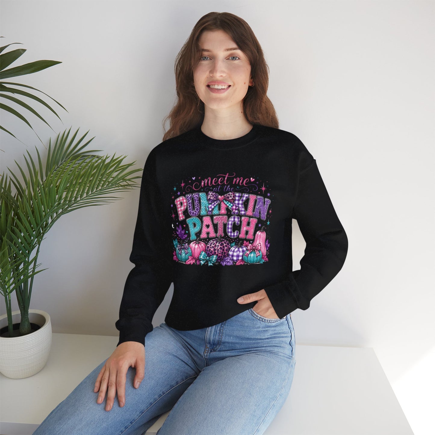 Pumpkin Patch Sweatshirt – "Meet Me at the Pumpkin Patch" Fall Crewneck