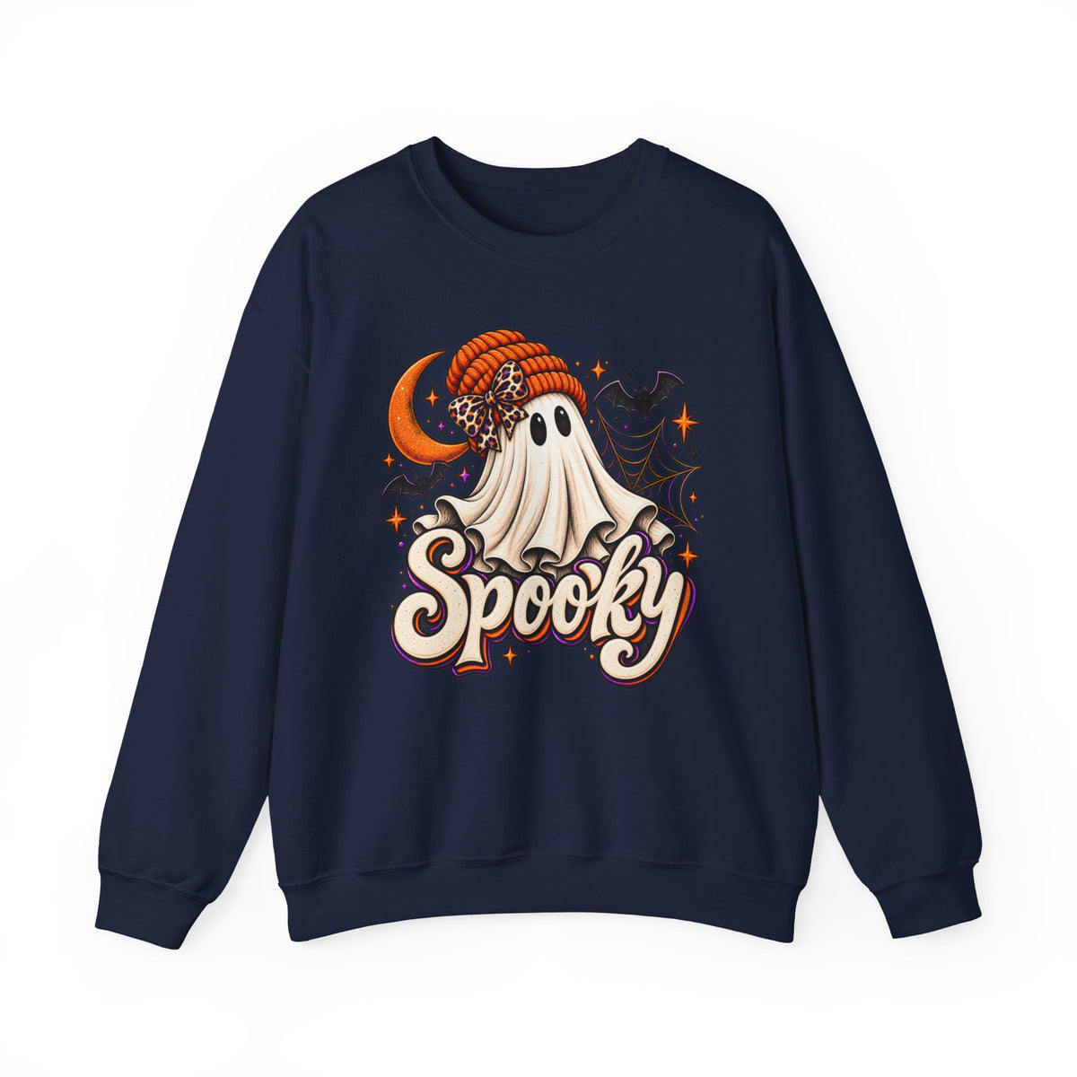Halloween 'Spooky' Ghost Crewneck Sweatshirt
