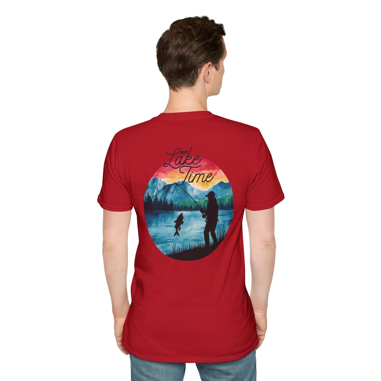 On Lake Time Fishing T-Shirt — Good Times & Lake Lines Collection