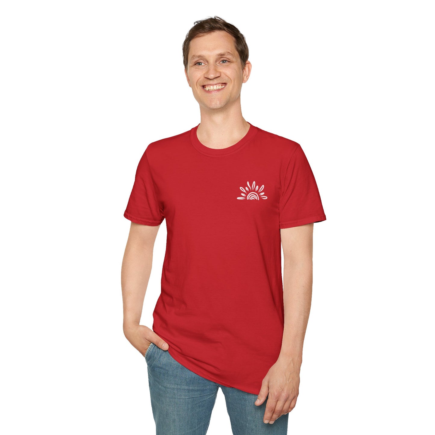Lake View Sunglasses Tee — Boat, Waves & Sun Rays T-Shirt
