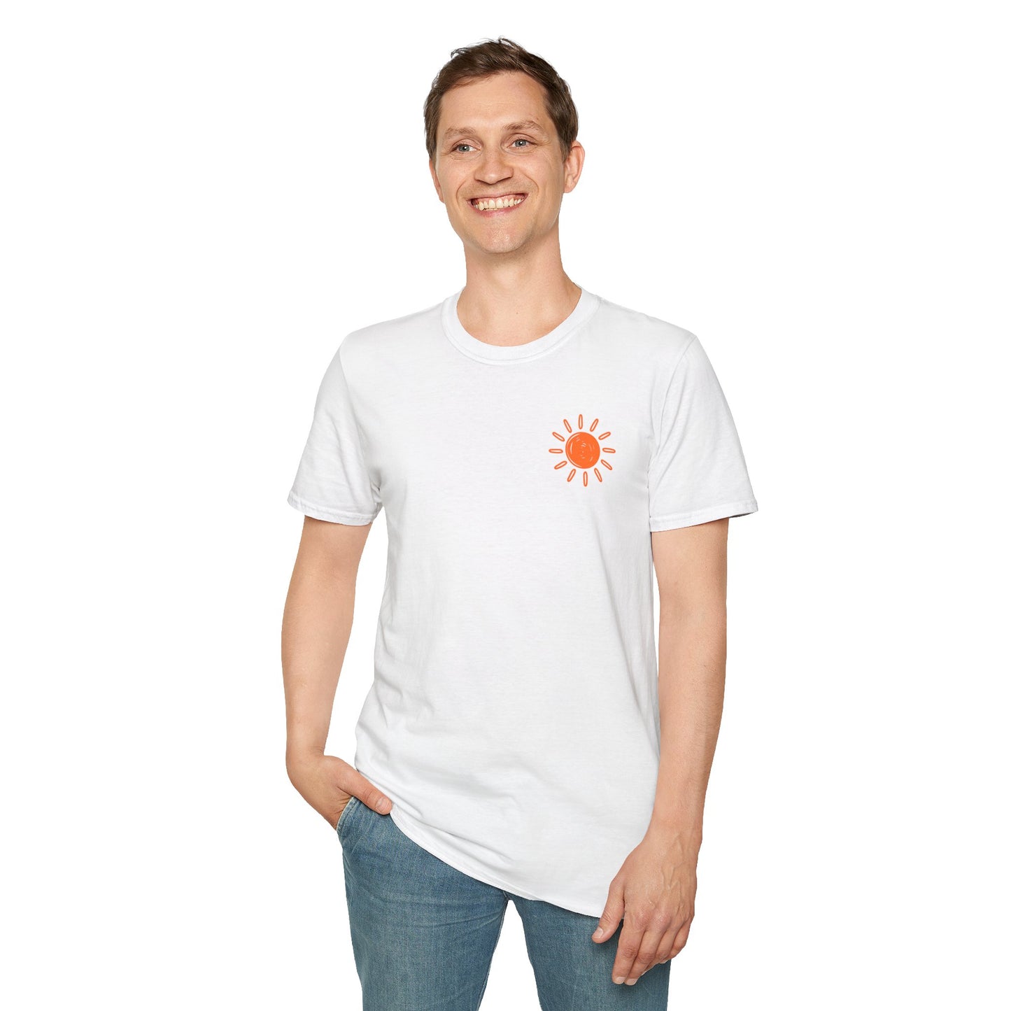 The Lake Made Me Do It Fishing Tee — Sunset Boat Graphic T-Shirt