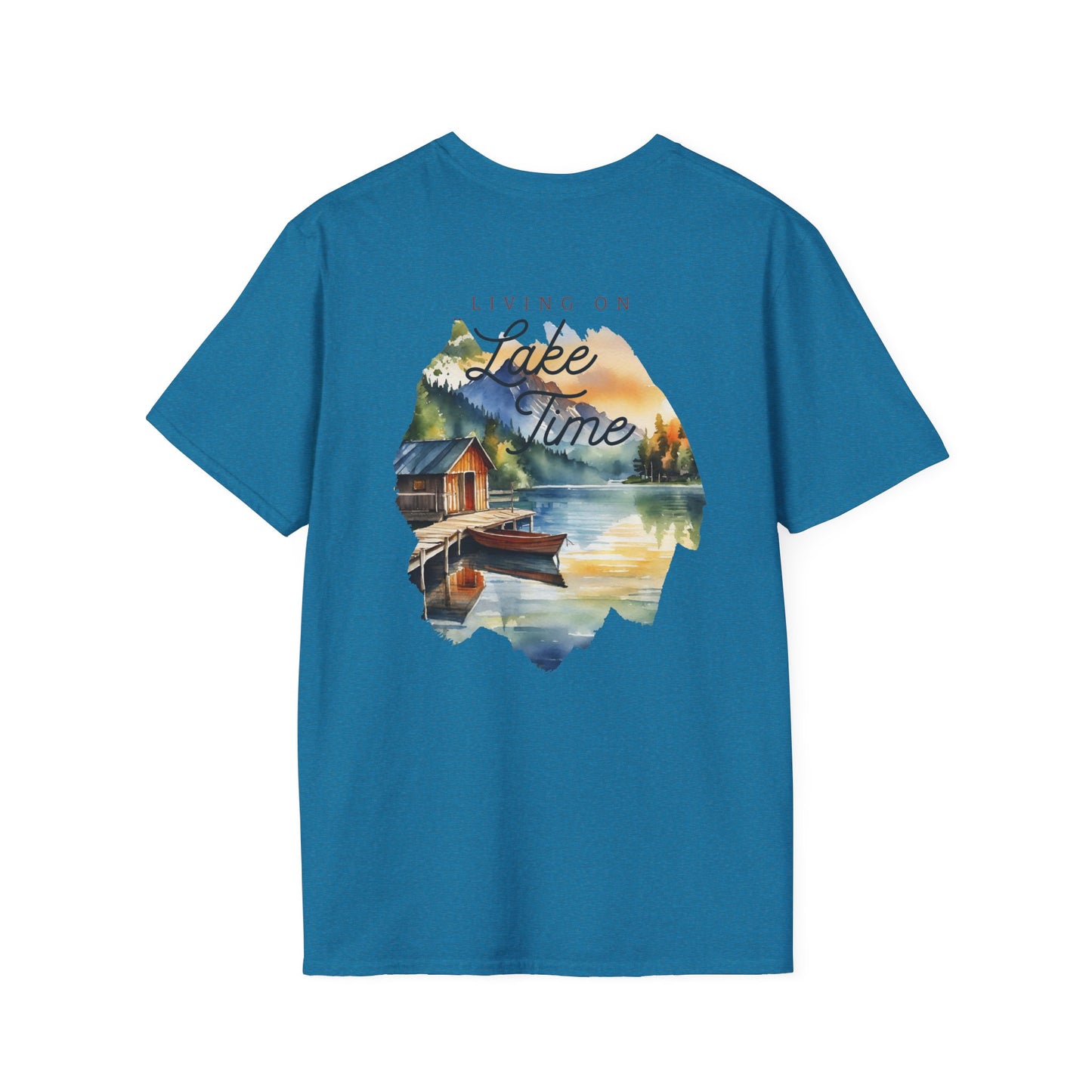 Lakt Time Scenic Cabin Boat T-Shirt