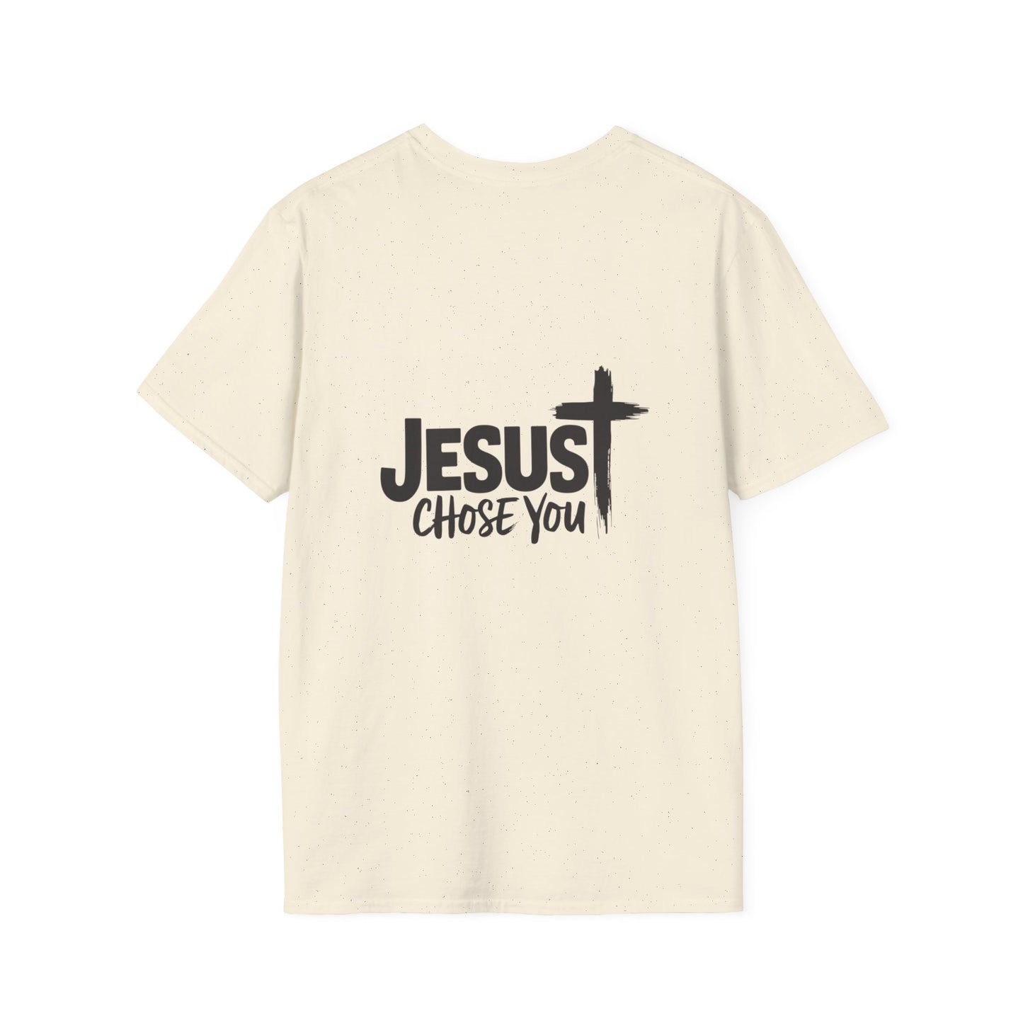 Minimal Heart & Cross Chest T-Shirt — Christian Faith Tee