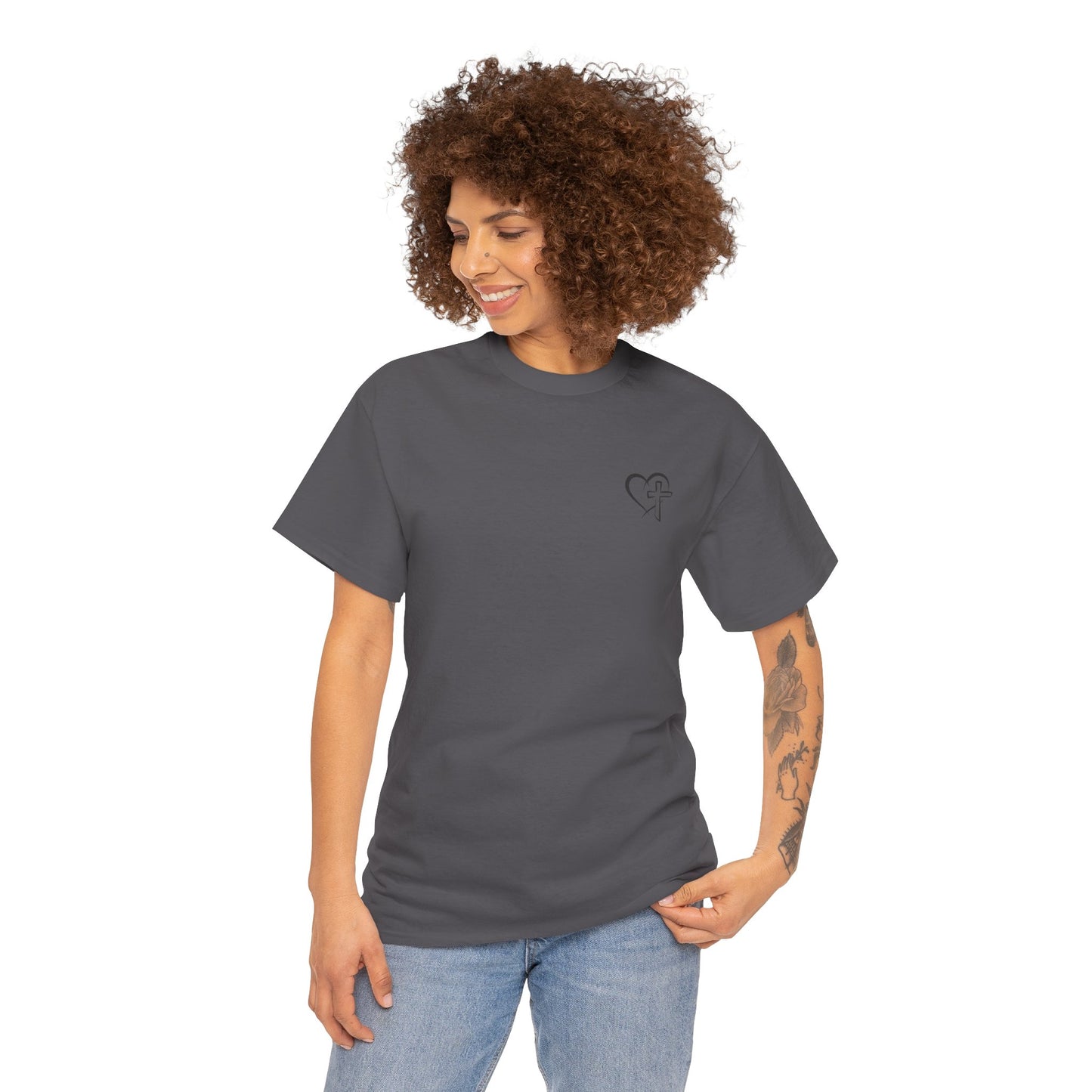 Spirit Lead Me T‑Shirt – Retro Sun Inspirational Faith Tee