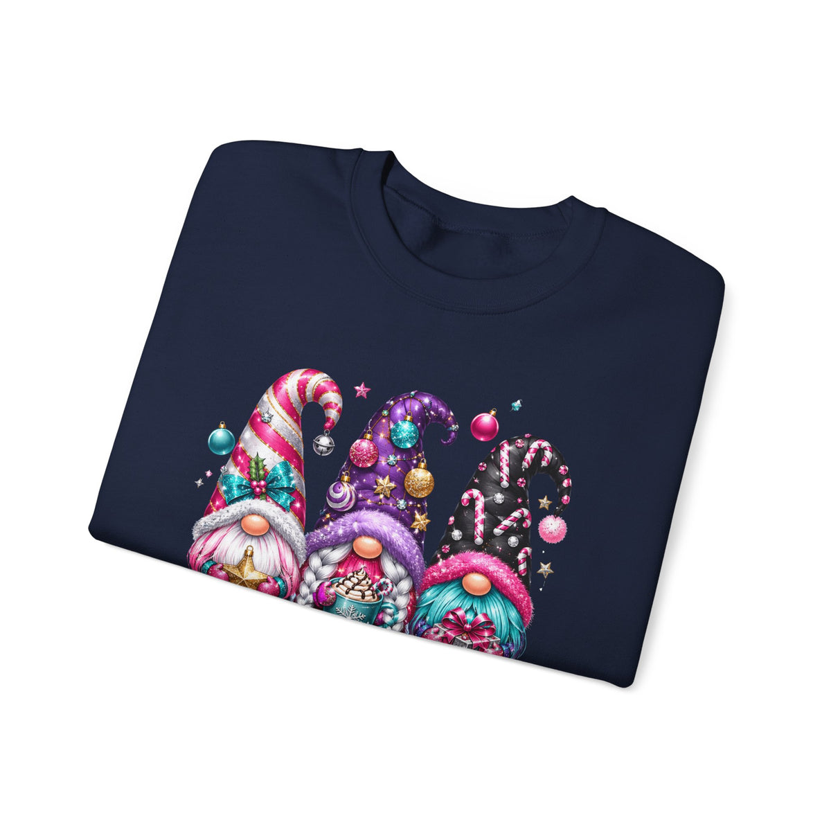 Christmas Gnome Sweatshirt - 'Tis the Season Holiday Crewneck