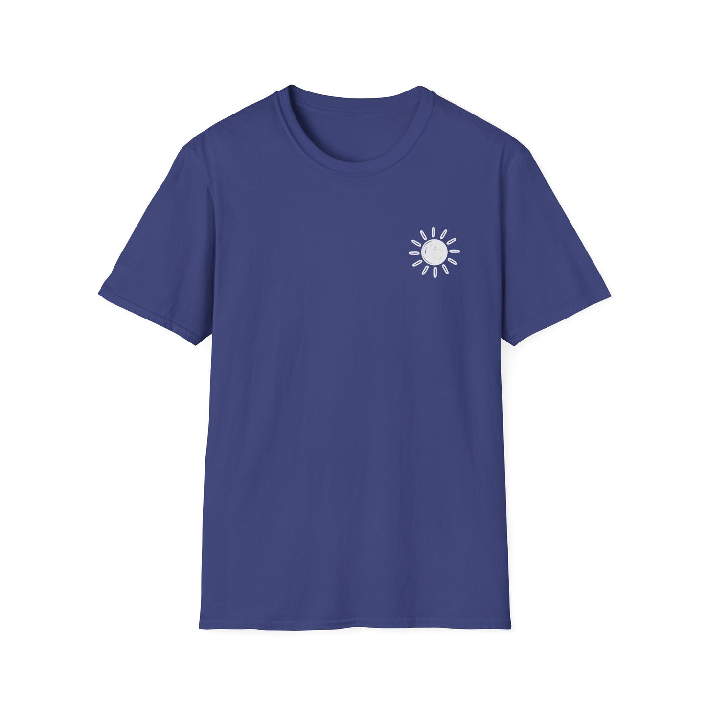 Lake Days Sunset Boat T-Shirt — Boat, Waves & Sun Rays