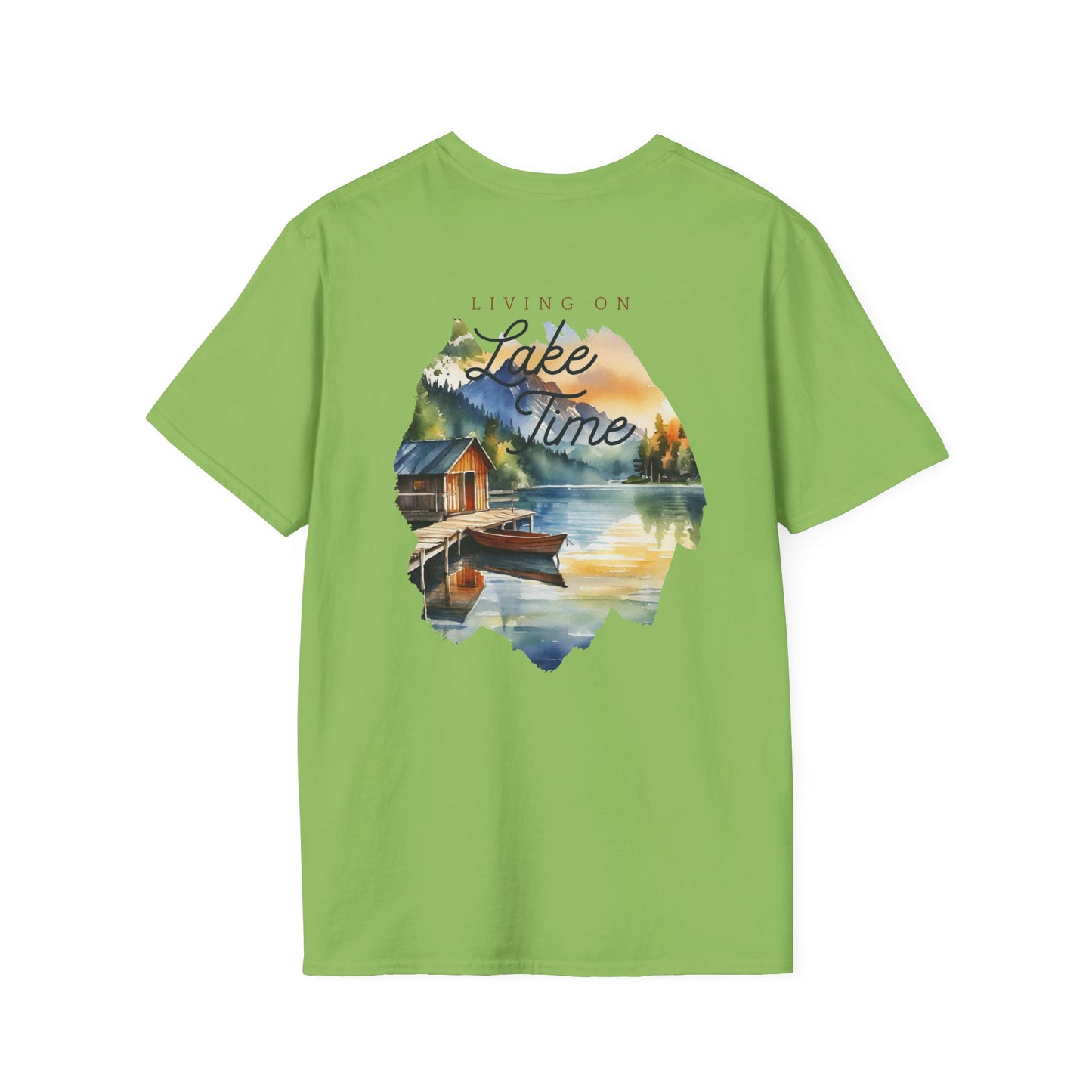 Lakt Time Scenic Cabin Boat T-Shirt